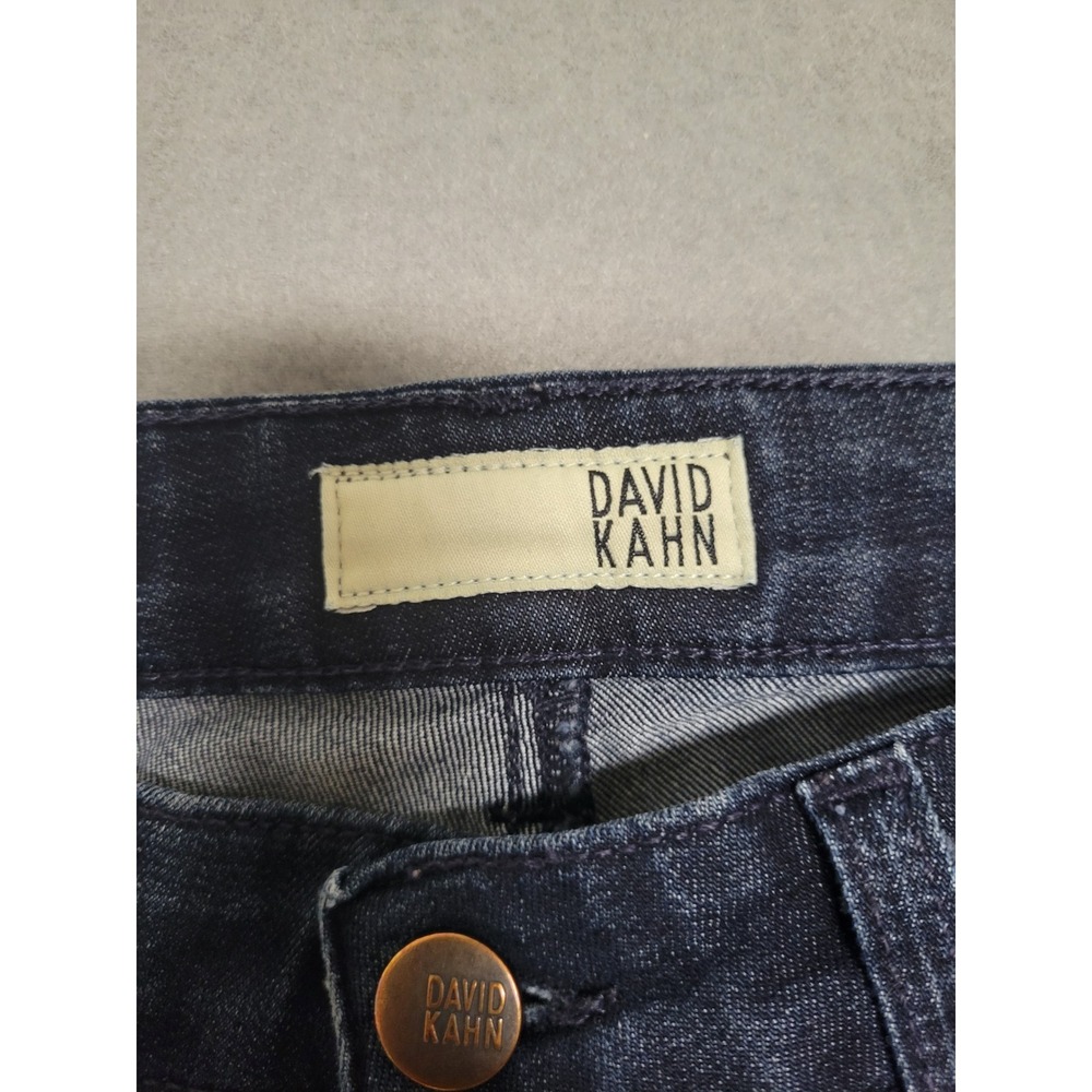 David Kahn Brenda Pencil Leg Jeans Size 29‎ Dark Wash Denim - Picture 3 of 12